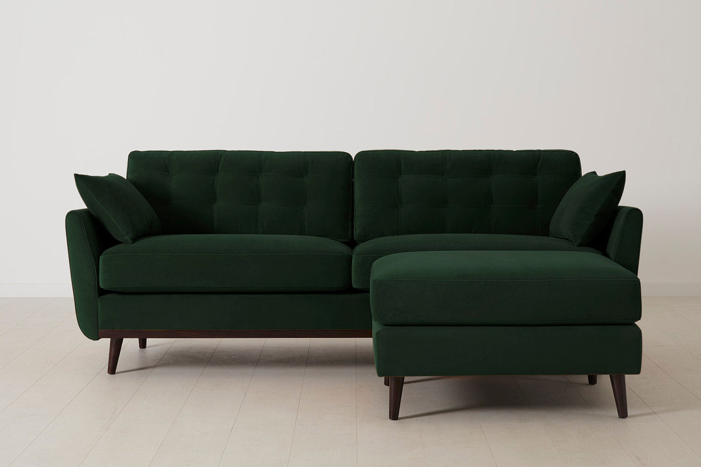 Model 10 3-Seater Sofa with Ottoman, Forest