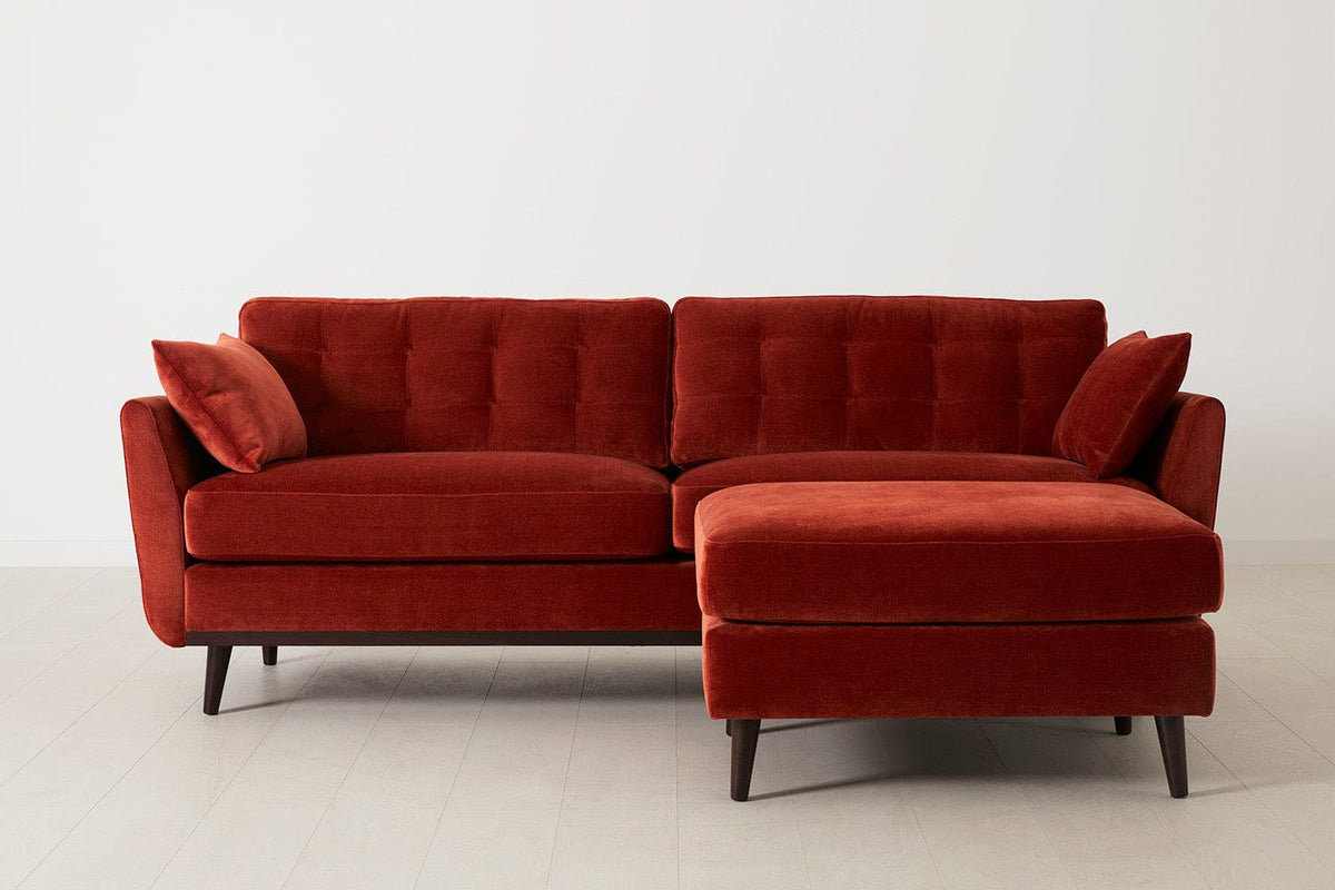 Model 10 3-Seater Sofa with Ottoman, Harissa