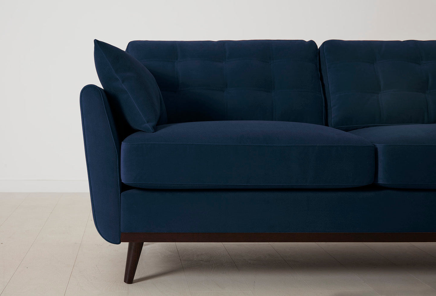 Model 10 3-Seater Sofa with Ottoman, Indigo