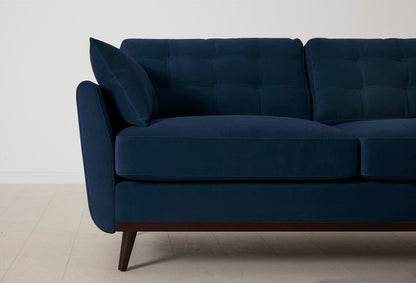 Model 10 3-Seater Sofa with Ottoman, Indigo