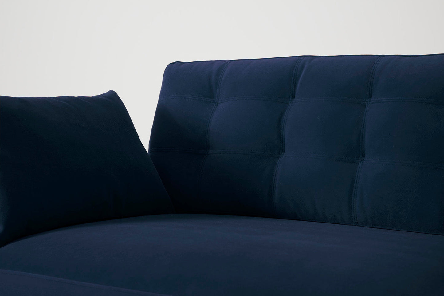 Model 10 3-Seater Sofa with Ottoman, Indigo
