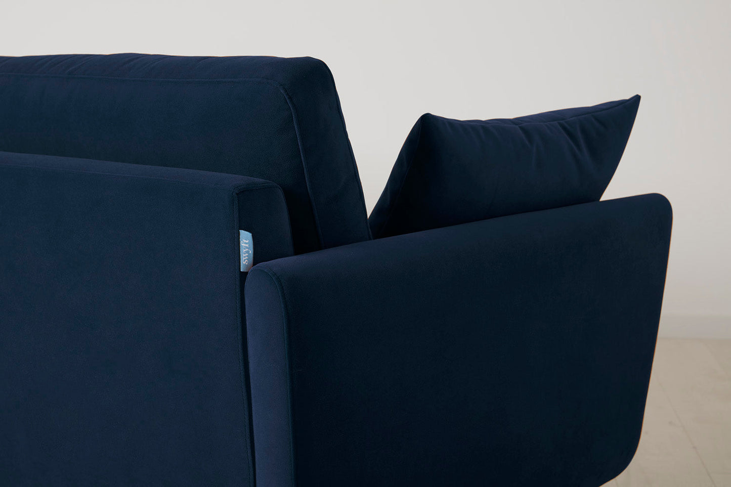 Model 10 3-Seater Sofa with Ottoman, Indigo