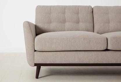 Model 10 3-Seater Sofa with Ottoman, Pumice