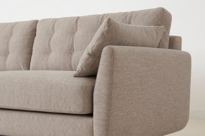 Model 10 3-Seater Sofa with Ottoman, Pumice