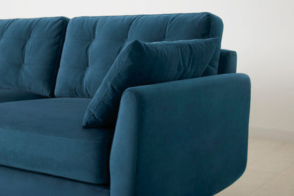 Model 10 3-Seater Sofa with Ottoman, Teal