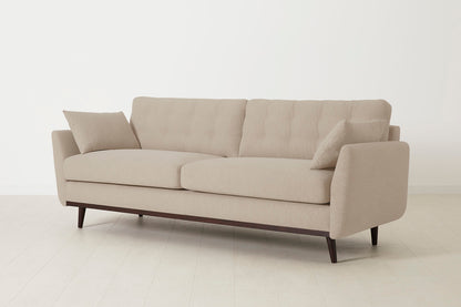 Model 10 3-Seater Sofa with Ottoman, Oatmeal