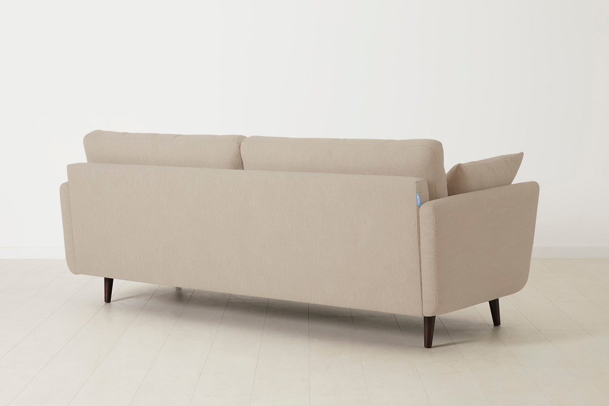 Model 10 3-Seater Sofa with Ottoman, Oatmeal