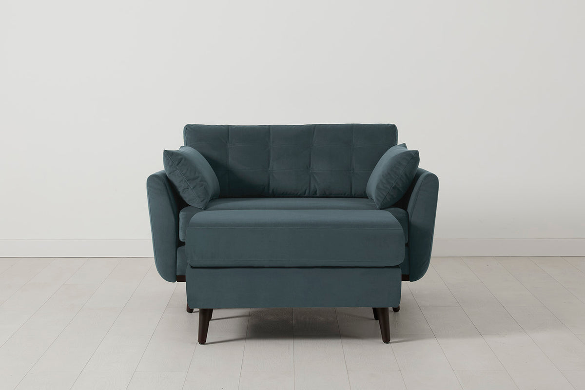 Model 10 Chaise Longue, Petrol
