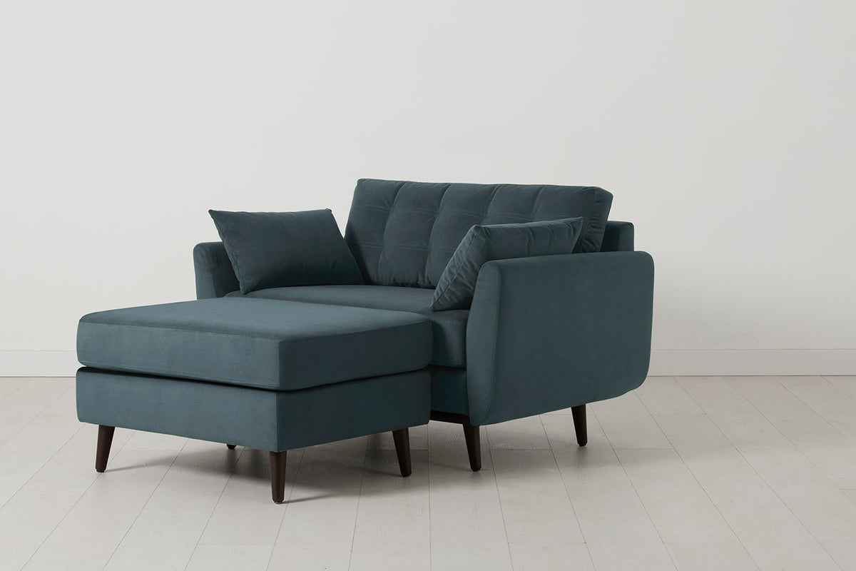 Model 10 Chaise Longue, Petrol