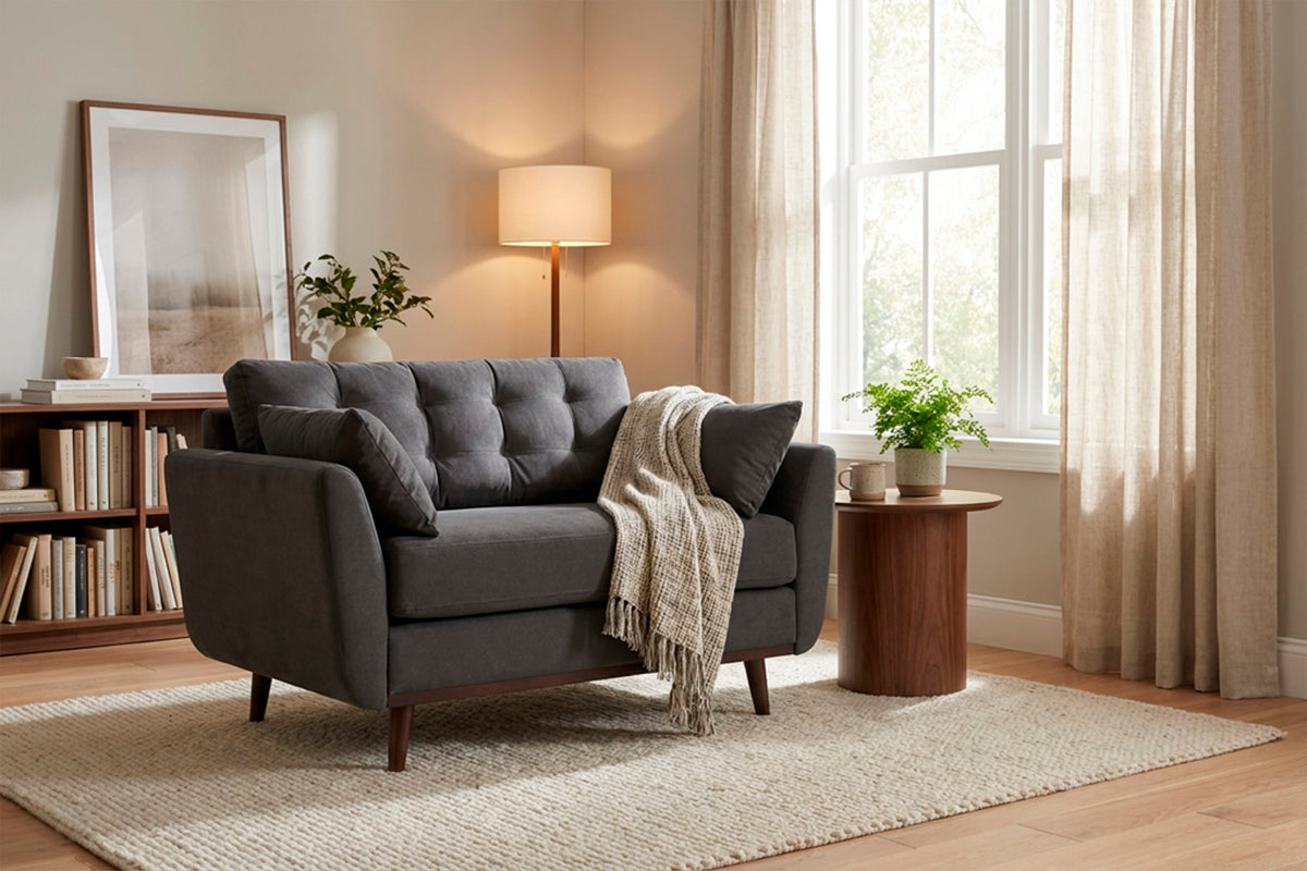 Model 10 Loveseat, Charcoal