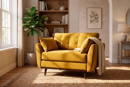 Model 10 Loveseat, Mustard