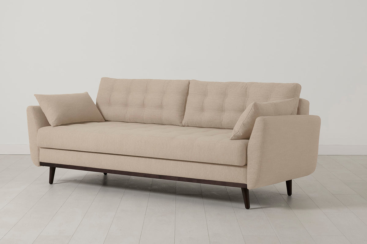 Model 10 Sofa Bed 3 Seater, Oatmeal