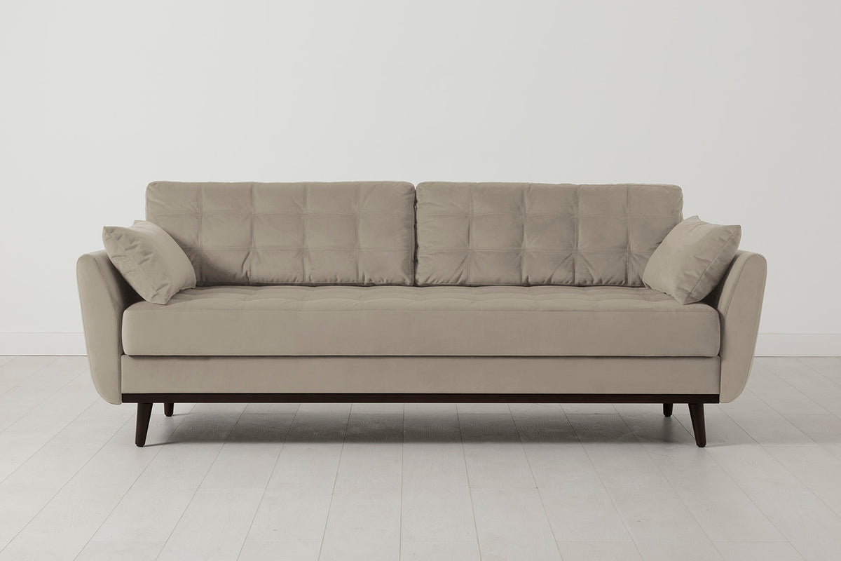 Model 10 Sofa Bed 3 Seater, Bone