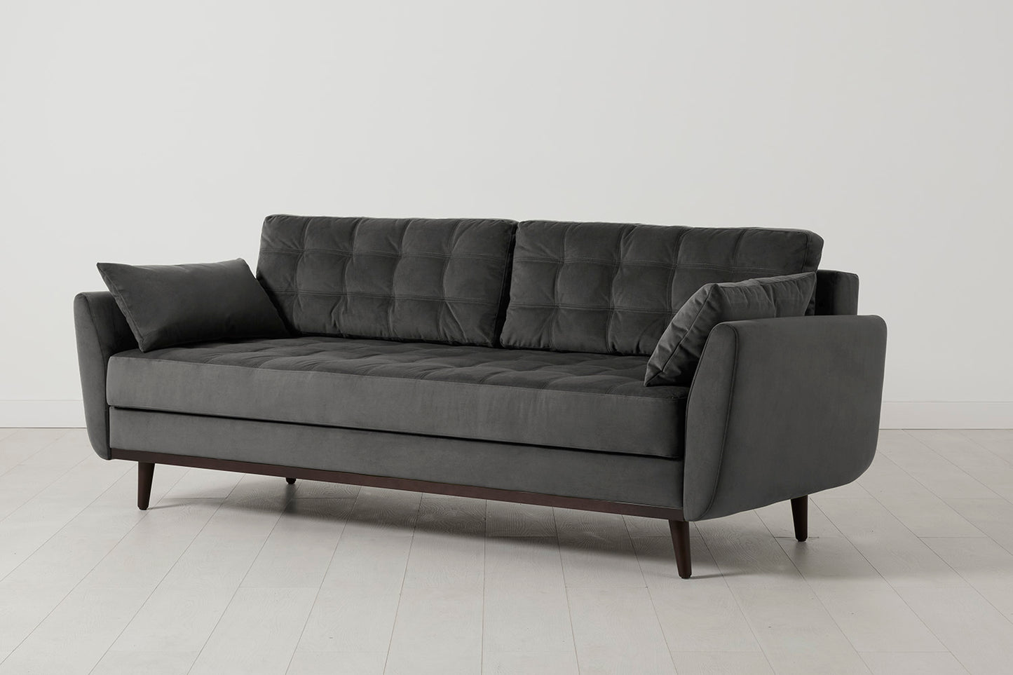 Model 10 Sofa Bed 3 Seater, Charcoal