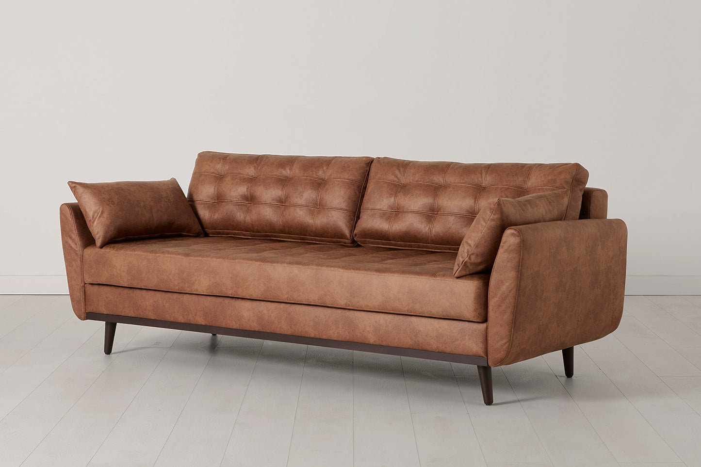 Model 10 Sofa Bed 3 Seater, Chestnut