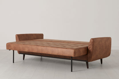 Model 10 Sofa Bed 3 Seater, Chestnut