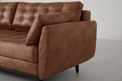 Model 10 Sofa Bed 3 Seater, Chestnut