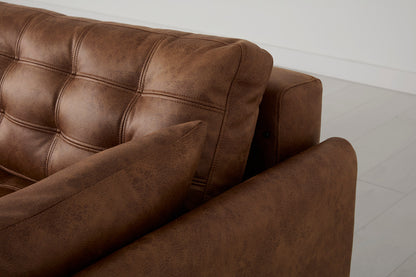 Model 10 Sofa Bed 3 Seater, Chestnut