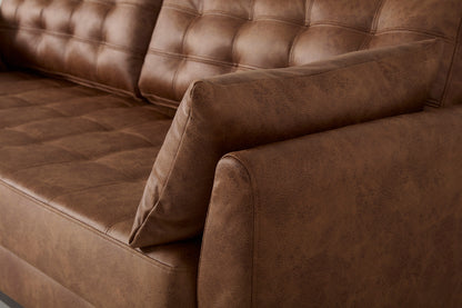 Model 10 Sofa Bed 3 Seater, Chestnut