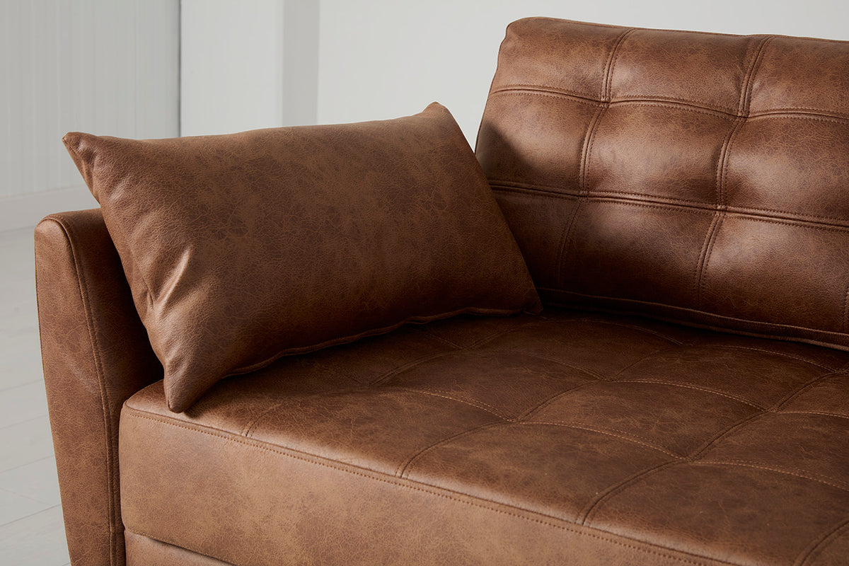 Model 10 Sofa Bed 3 Seater, Chestnut