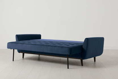 Model 10 Sofa Bed 3 Seater, Indigo