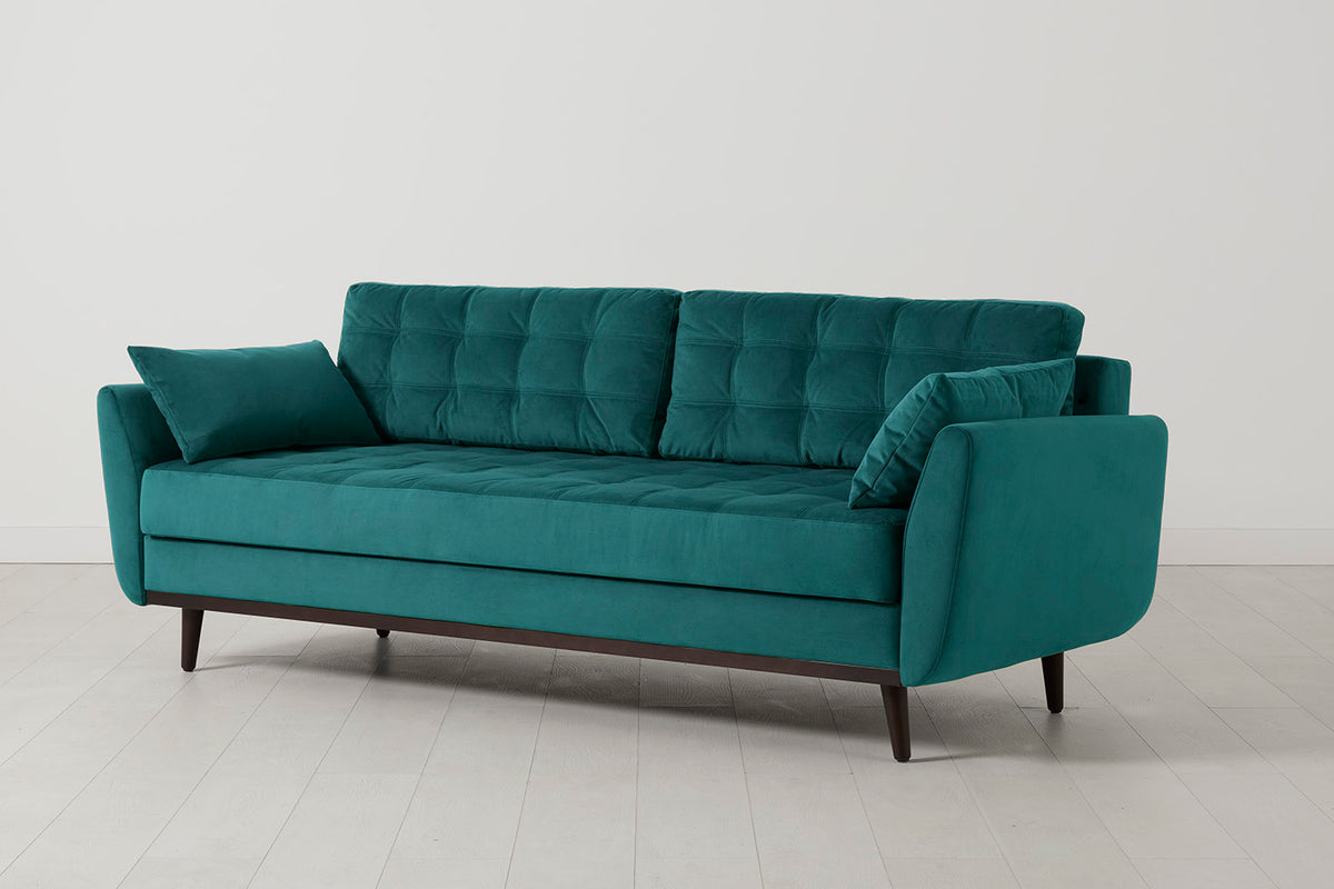 Model 10 Sofa Bed 3 Seater, Kingfisher