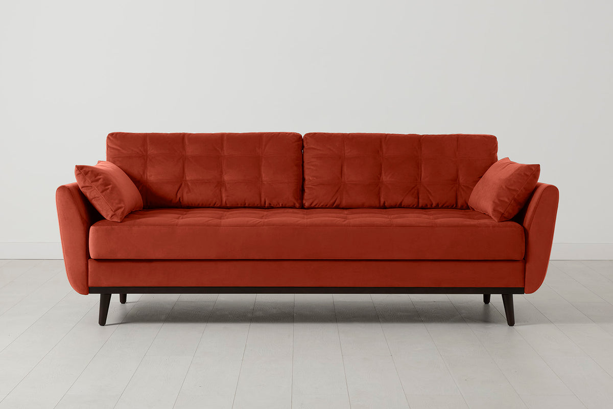 Model 10 Sofa Bed 3 Seater, Paprika