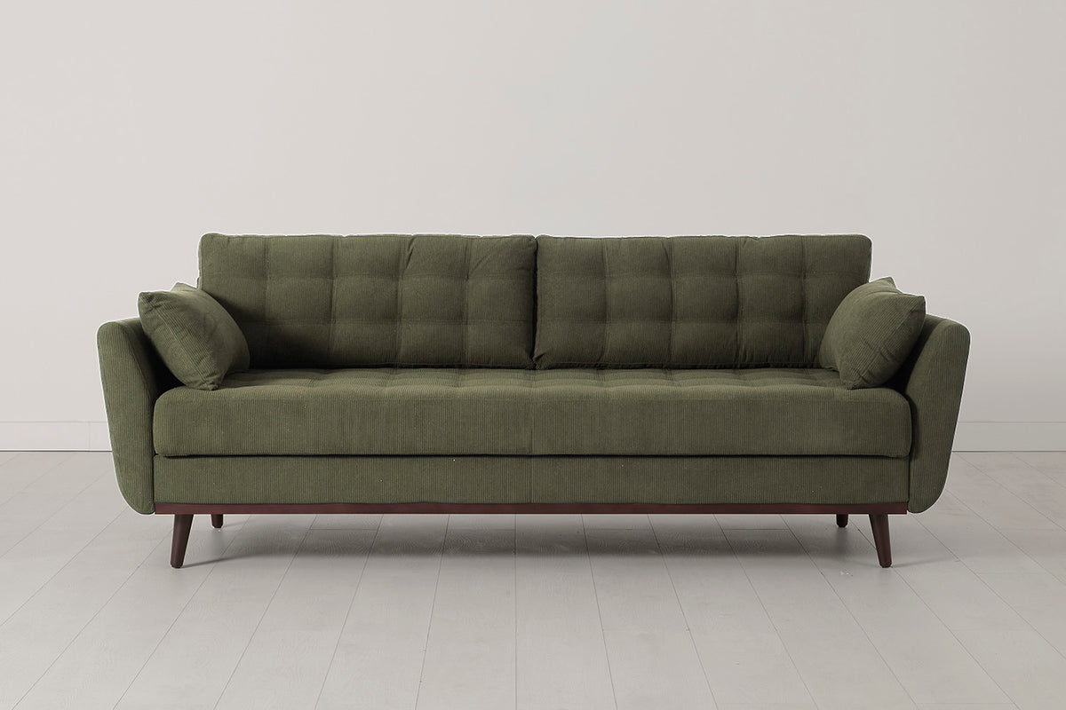Model 10 Sofa Bed 3 Seater, Fennel