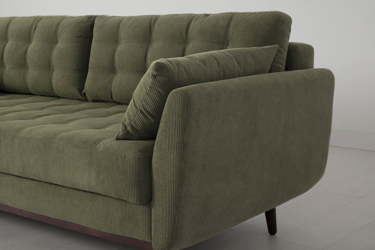 Model 10 Sofa Bed 3 Seater, Fennel