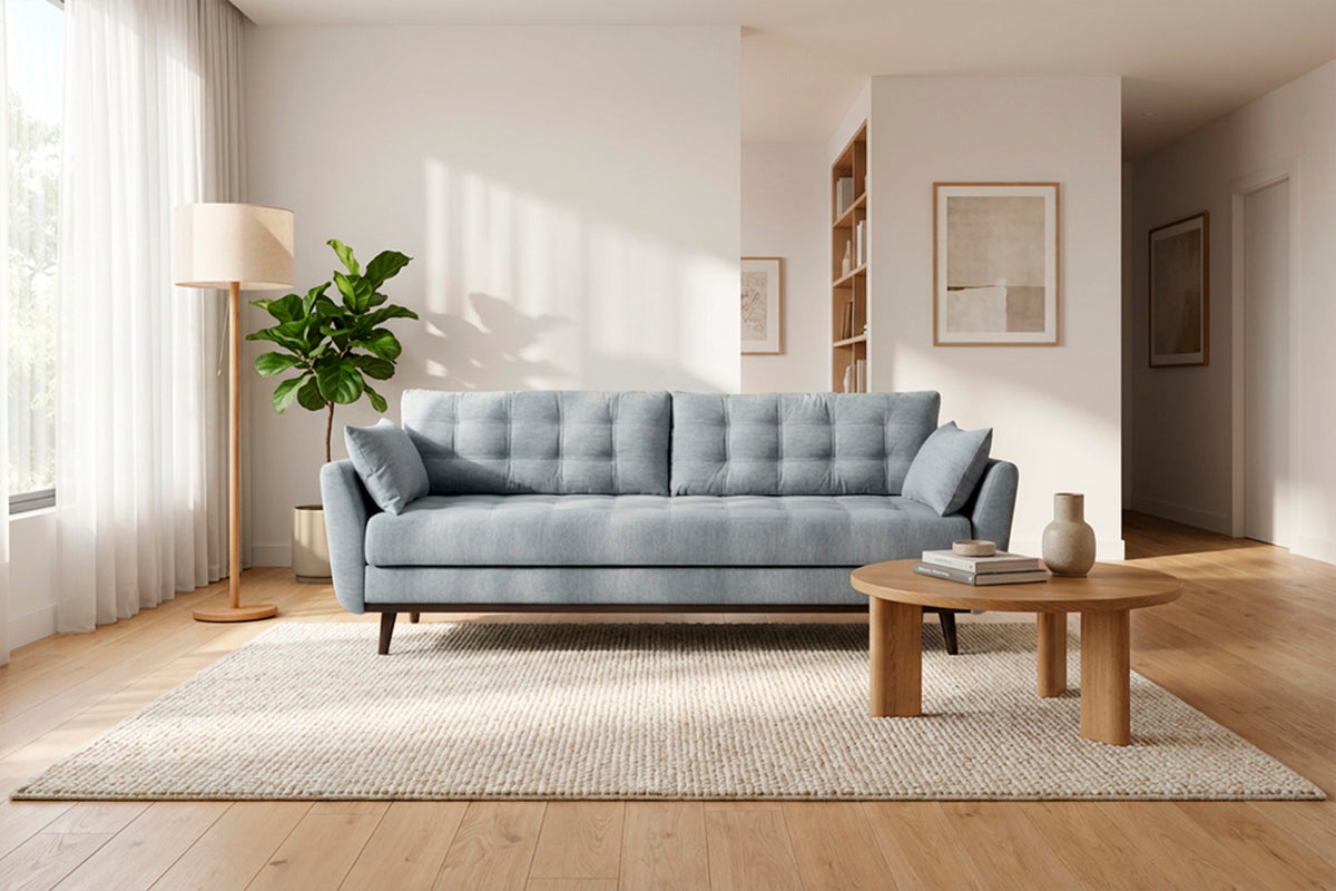Model 10 Sofa Bed 3 Seater, Seaglass