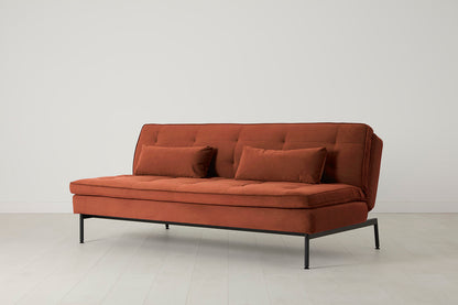 Model 11 Sofa Bed 3 Seater, Brick