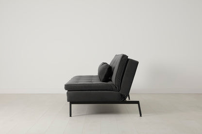 Model 11 Sofa Bed 3 Seater, Charcoal
