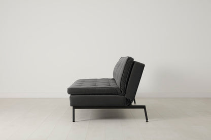 Model 11 Sofa Bed 3 Seater, Charcoal