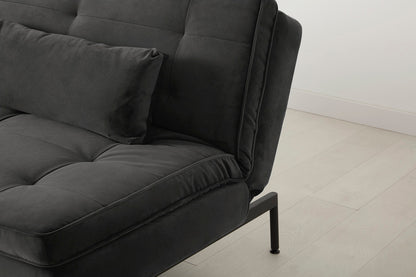 Model 11 Sofa Bed 3 Seater, Charcoal
