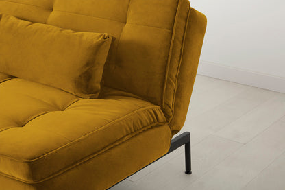 Model 11 Sofa Bed 3 Seater, Mustard