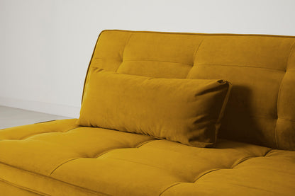 Model 11 Sofa Bed 3 Seater, Mustard
