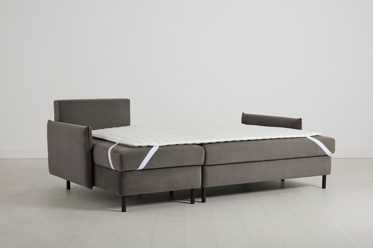 Model 12 Sofa Bed with Storage 3 Seater Left Chaise, Elephant