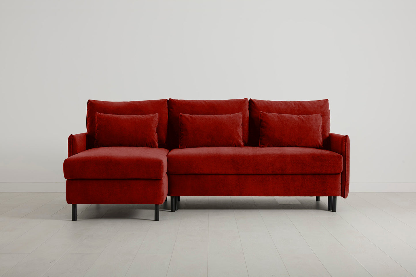 Model 12 Sofa Bed with Storage 3 Seater Left Chaise, Harissa