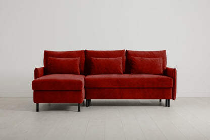 Model 12 Sofa Bed with Storage 3 Seater Left Chaise, Harissa