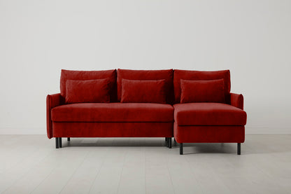 Model 12 Sofa Bed with Storage 3 Seater Right Chaise, Harissa