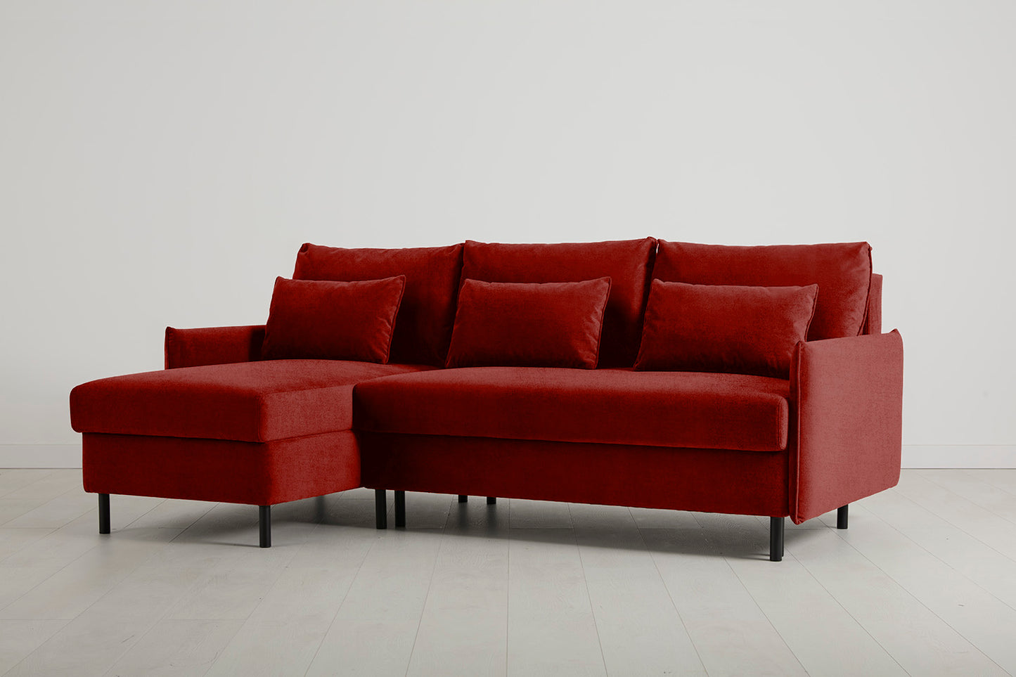 Model 12 Sofa Bed with Storage 3 Seater Left Chaise, Harissa