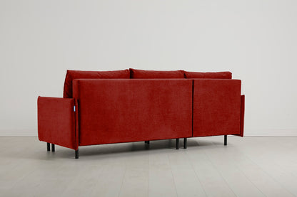 Model 12 Sofa Bed with Storage 3 Seater Left Chaise, Harissa