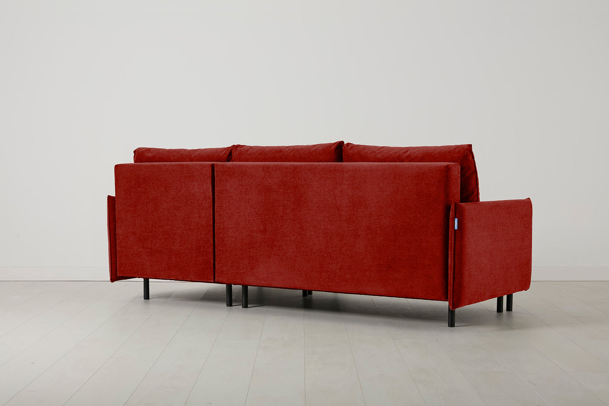 Model 12 Sofa Bed with Storage 3 Seater Right Chaise, Harissa