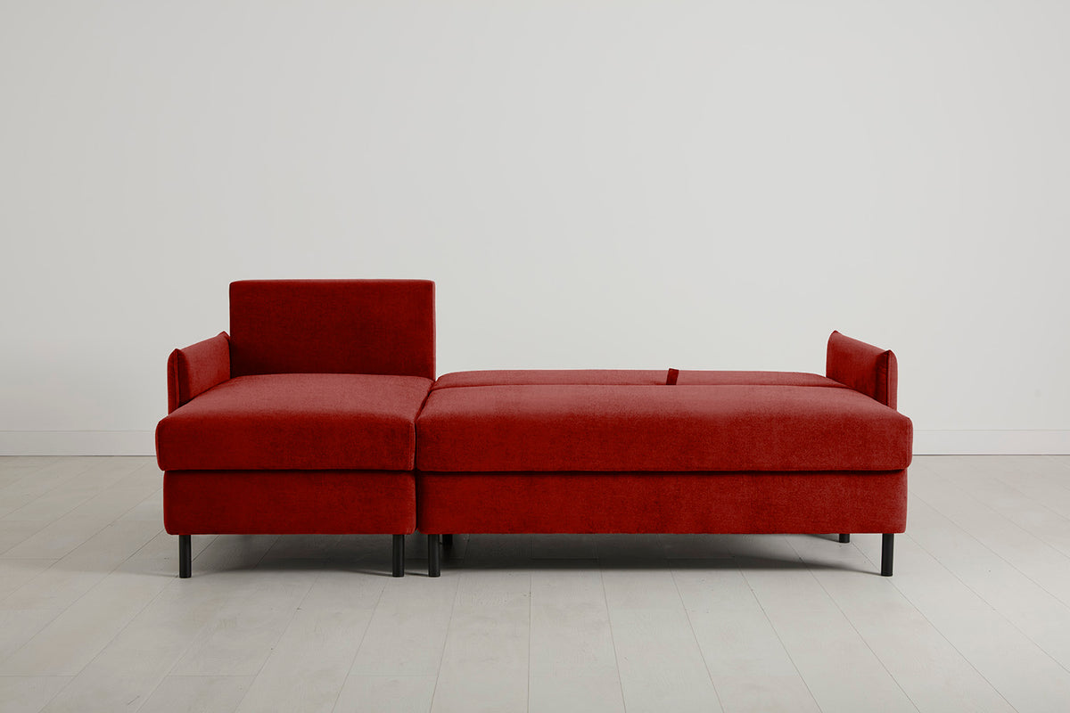 Model 12 Sofa Bed with Storage 3 Seater Left Chaise, Harissa