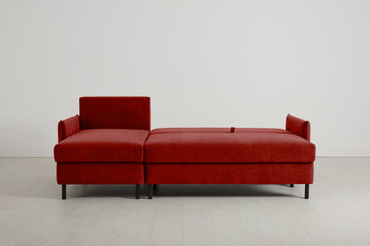Model 12 Sofa Bed with Storage 3 Seater Left Chaise, Harissa
