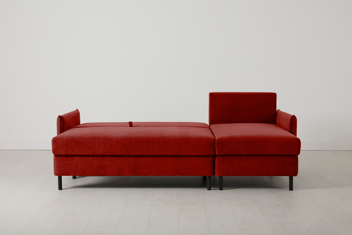 Model 12 Sofa Bed with Storage 3 Seater Right Chaise, Harissa