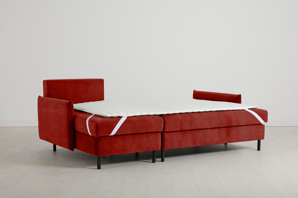 Model 12 Sofa Bed with Storage 3 Seater Left Chaise, Harissa
