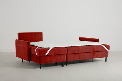 Model 12 Sofa Bed with Storage 3 Seater Left Chaise, Harissa
