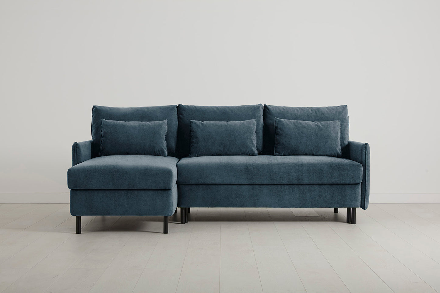 Model 12 Sofa Bed with Storage 3 Seater Left Chaise, Hydro