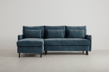 Model 12 Sofa Bed with Storage 3 Seater Left Chaise, Hydro